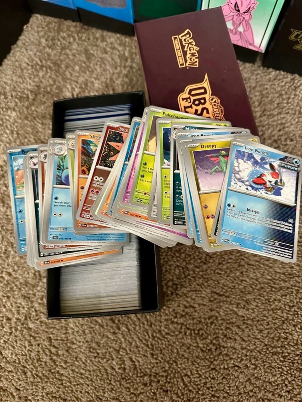 50 Pokemon Cards Authentic Pokemon TCG Lot Bundle No Energy Cards